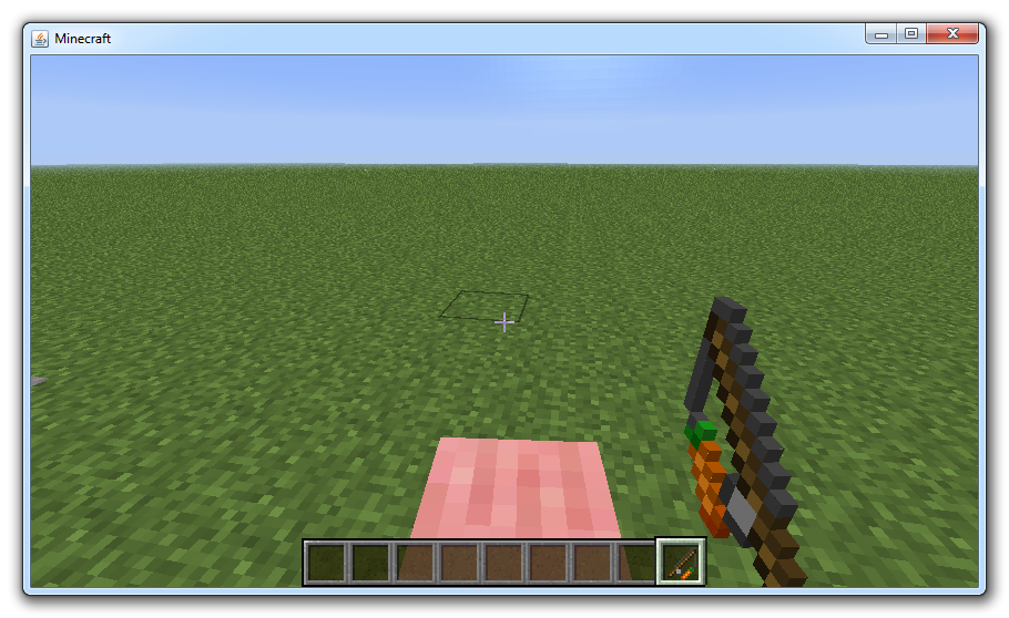 Fishing Poles Minecraft a Carrot on a Fishing Pole